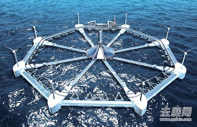 苏格兰海域将建造世界上最大的漂浮风力发电站,将海洋风能转变为电能