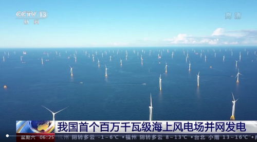 我国首个百万千瓦级海上风电场并网发电,位于广东阳江市